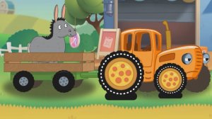 Мультики Для Детей, Катаем Животных По Полям