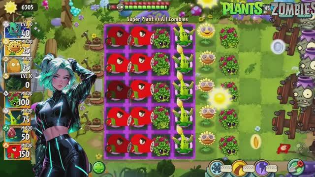 Зомби против растений! Plants vs Zombies ПвЗ PvZ Растения против Зомби прохождение смотреть онлайн