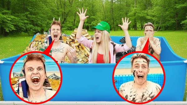 СРОЧНО!! БОГАТЫЙ vs БЕДНЫЙ В БАССЕЙНЕ! ЧЕЛЛЕНДЖ