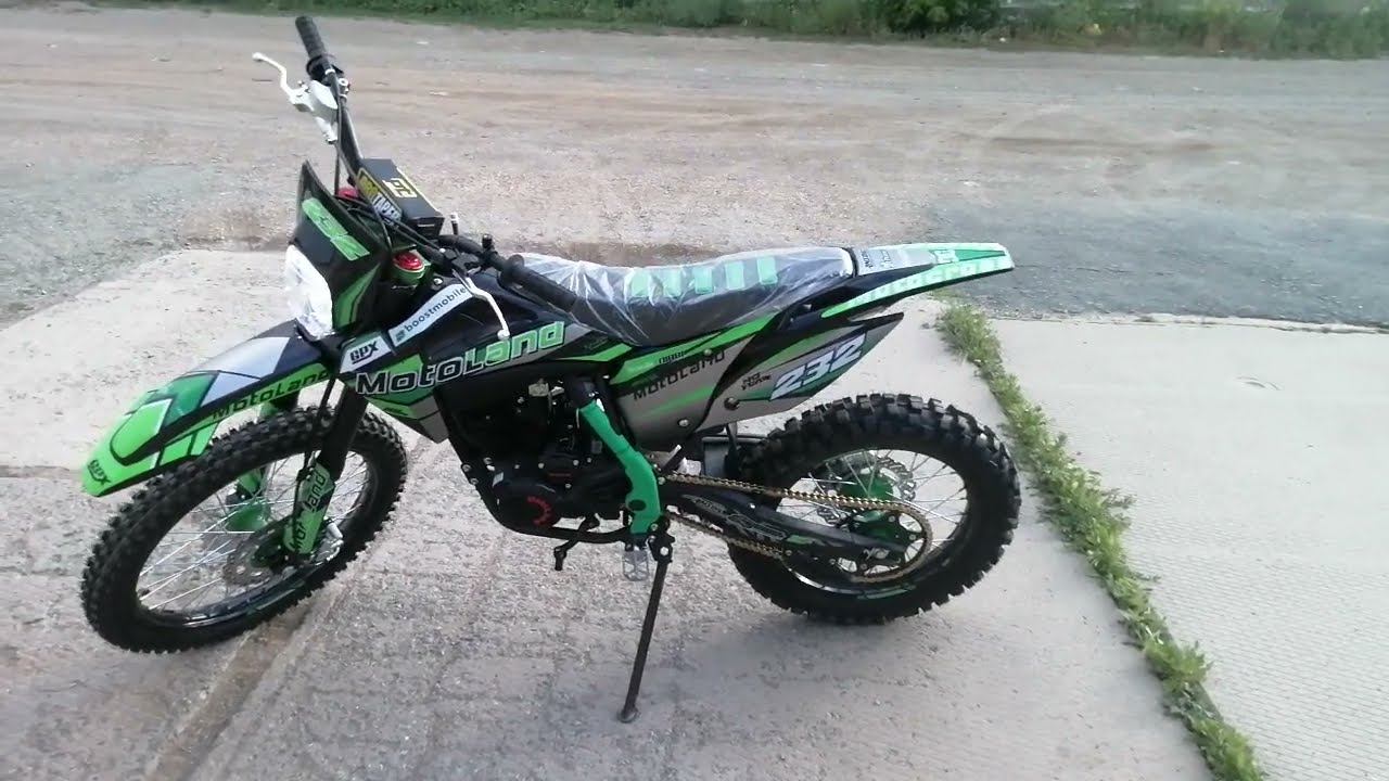 Мотоцикл кроссовый Motoland xt250hs (демонстрация товара) смотреть онлайн