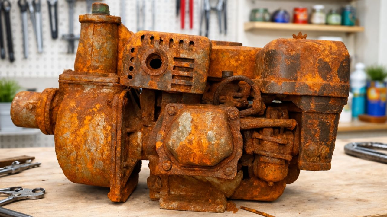 Восстановление Ржавой Мотопомпы смотреть онлайн