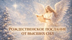 💌 РОЖДЕСТВЕНСКОЕ ПОСЛАНИЕ 👼ОТ ВЫСШИХ СИЛ. Подсказка Ангела в Рождество.