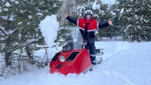 БУРАН - LIFAN (22 л.с) - ОТКРЫТИЕ ПЕРВОГО СЕЗОНА #снегоход #буран #тайга #буран640 #lifan