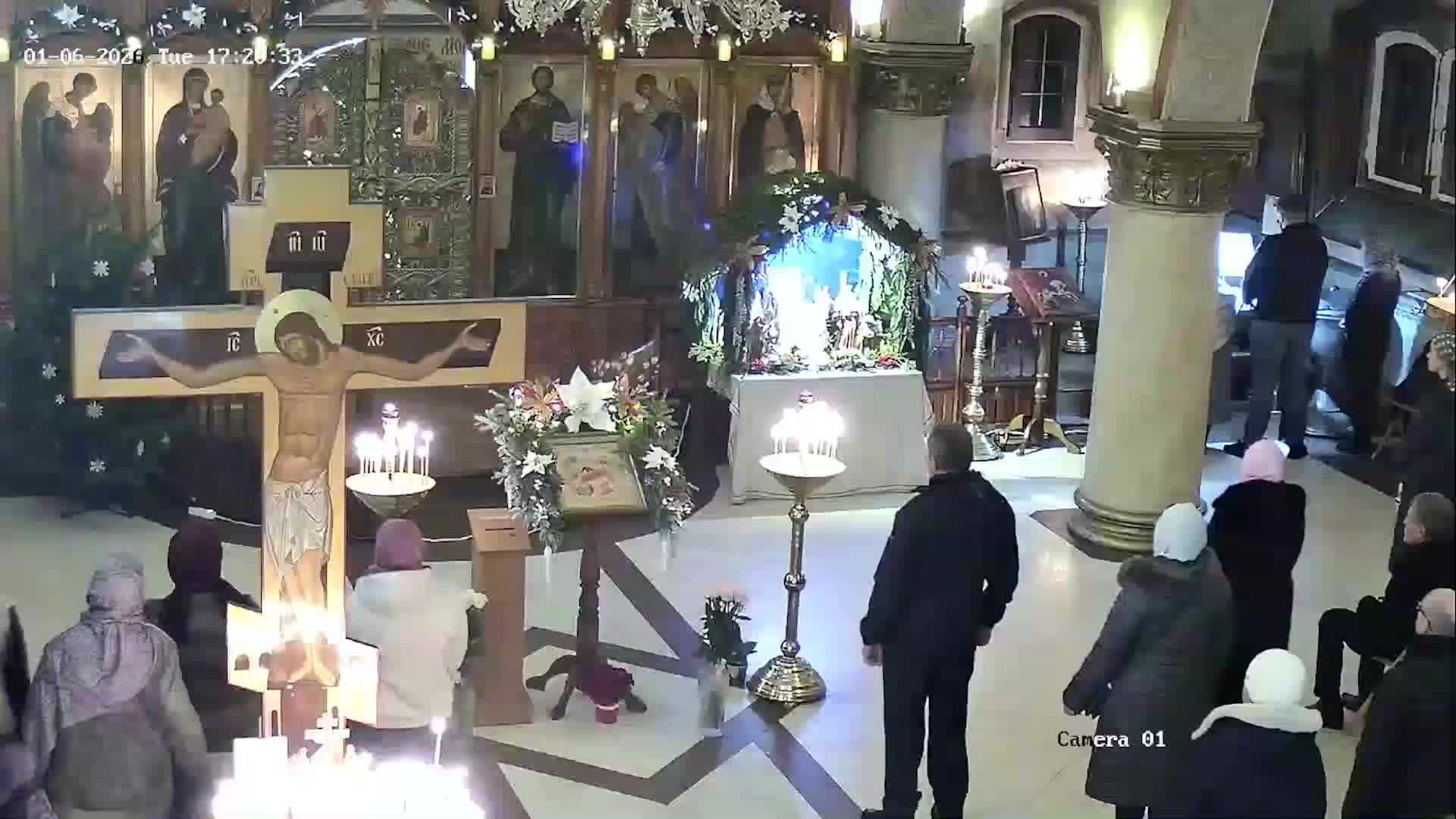 Великое повечерие, утреня. 06.01.2026г. 17.00 смотреть онлайн