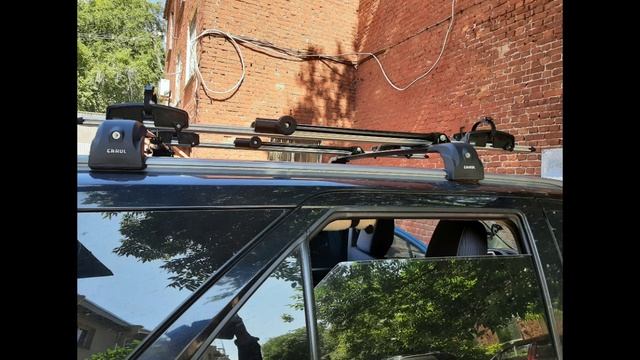 Багажник на крышу ECAM и велокрепление для Toyota Fortuner