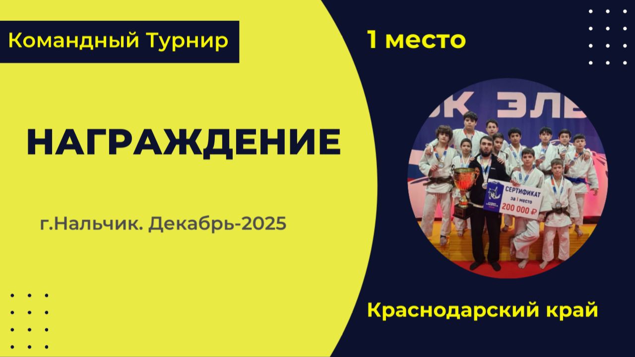 5. Награждение [Декабрь 2025]