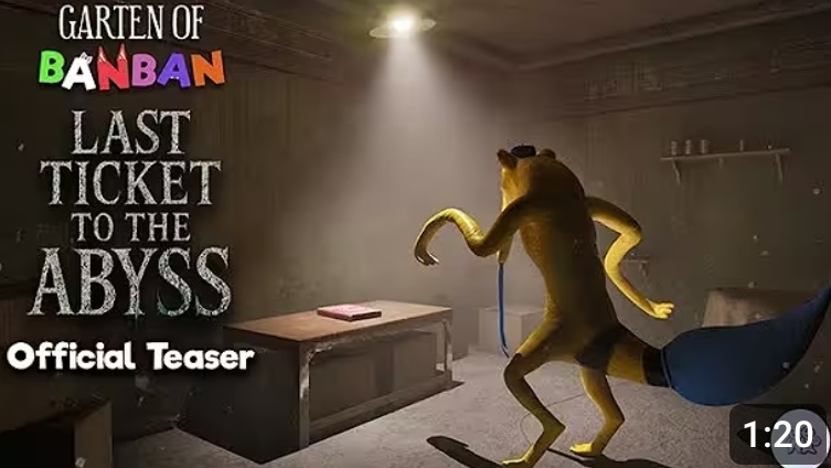 garten of banban last ticket to the abyss тизер-трейлер 2 смотреть онлайн