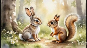 Аудиосказка О лесных приключениях храброго зайчонка