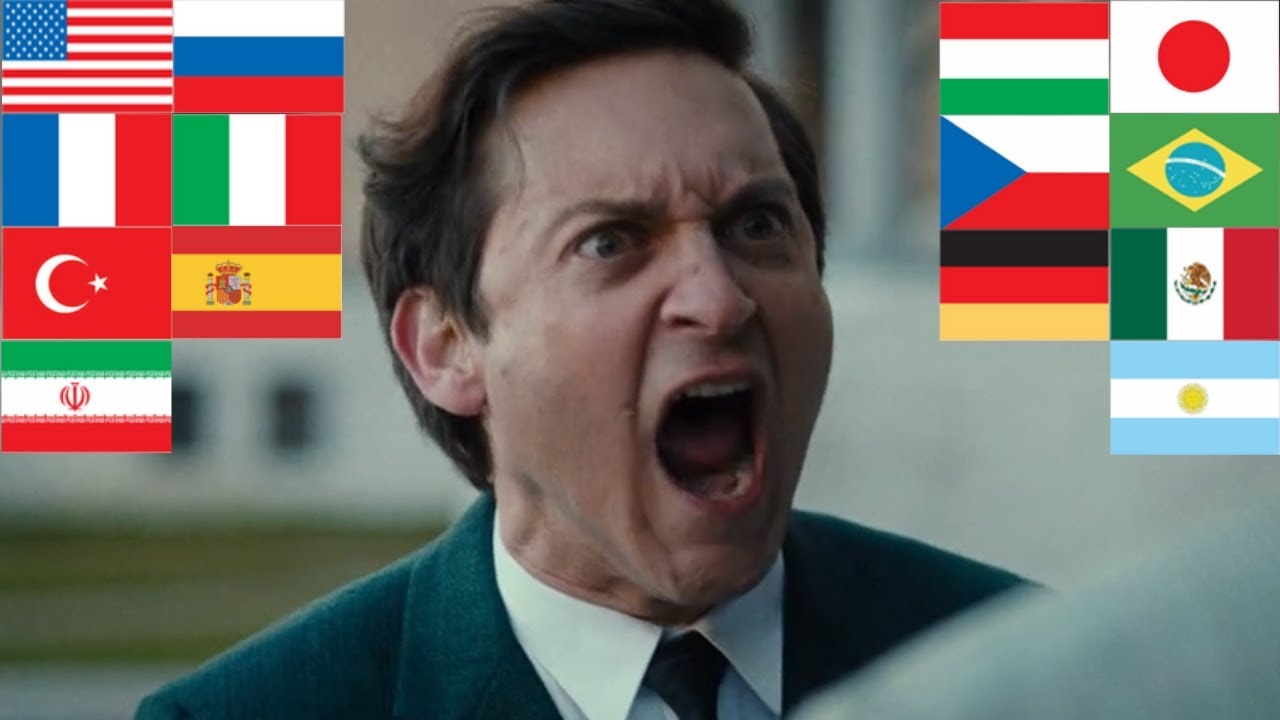 "They stole it from me, they took it" in Different Languages | Tobey Maguire