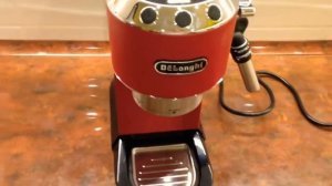 Кофеварка Delonghi 685 первое включение