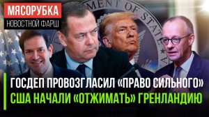 Госдеп «отменили» международное право || США «наехали» на Данию || Германия испугалась за Мерца