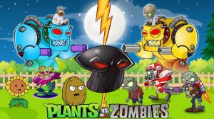 Plants VS Zombies-2 Fusion РАСТЕНИЯ ПРОТИВ ЗОМБИ Grafted mod Hybrid pvz ПВЗ МОД Битва прохождение