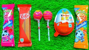 Увлекательное видео распаковки цветных леденцов и всяких вкусных сладостей