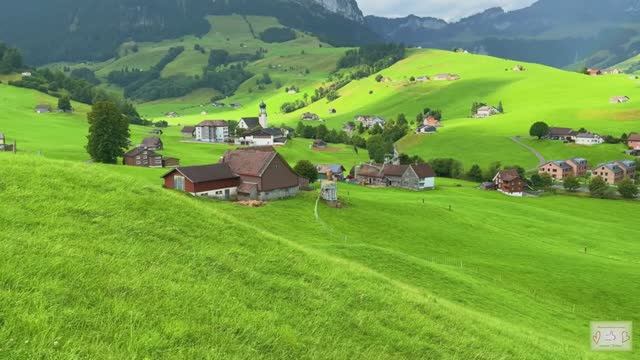 Загородная жизнь Швейцарии - Расслабляющая прогулка по самым красивым деревням Швейцарии смотреть онлайн