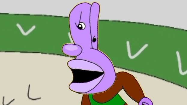 Мем из зелёного слоника, но это тролли