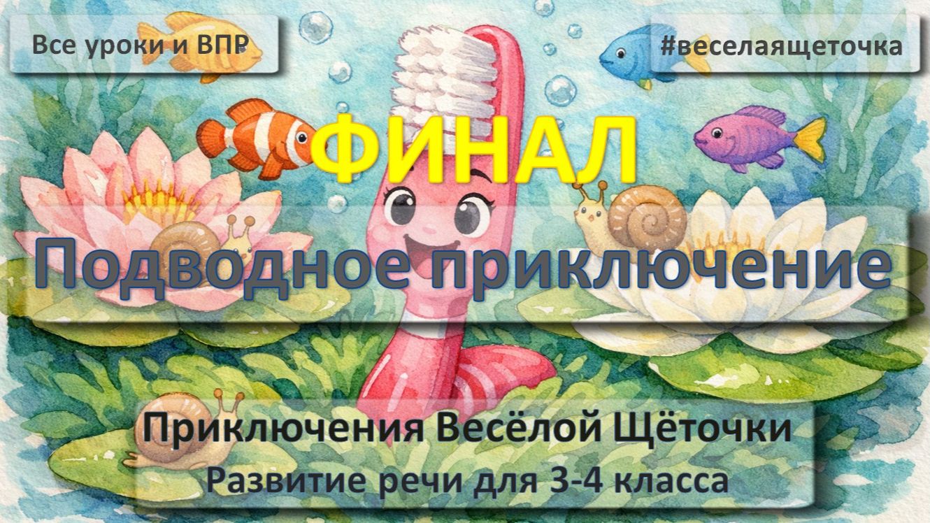 Читаем авторскую сказку Приключения Весёлой Щёточки часть 5 Развитие речи для 3-4 класса