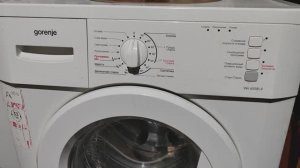 Устранение Ошибка 4 - Gorenje WA60085R замена щёток.
