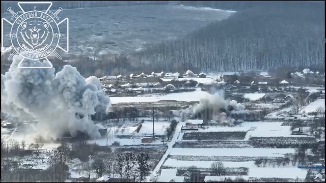 Авиаудар по ПВД Всу в н.п. Рясное Сумской области 💥🇷🇺👊 смотреть онлайн