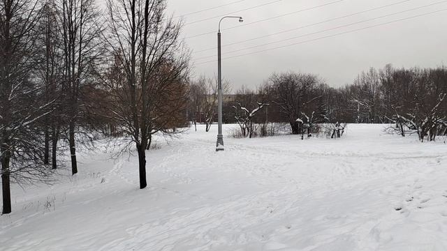 Песня в зимнем парке."На белом покрывале января"🥳🎉 смотреть онлайн