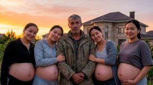 КАЗАХСКИЙ ГАРЕМ РУССКОГО ДАЛЬНОБОЙЩИКА： одинокий водила нашёл 4 жены и 7 детей