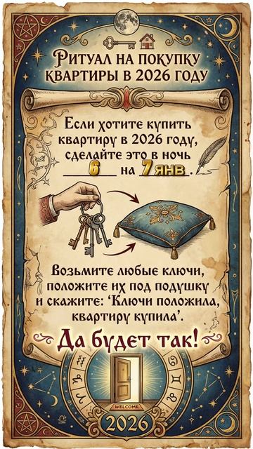 Ритуал «Привлекаем квартиру»