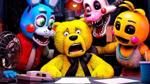 Тройное Нападение Аниматроников  FNAF Rewritten: 87