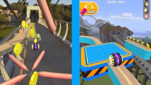 Going Balls  Super Speed run Gameplay New Update Level 1721 to 1724 Banana frenzy Race