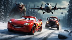 Мультики про  Тачки Молния Маквин против Зомби . Спасайся от  армии Зомби ! Беги !