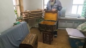 Сделал сундук-ларец с "историей".