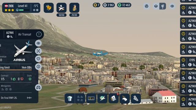 World of Airports. Gameplay record. Plane spotting. Innsbruck airport #28 смотреть онлайн