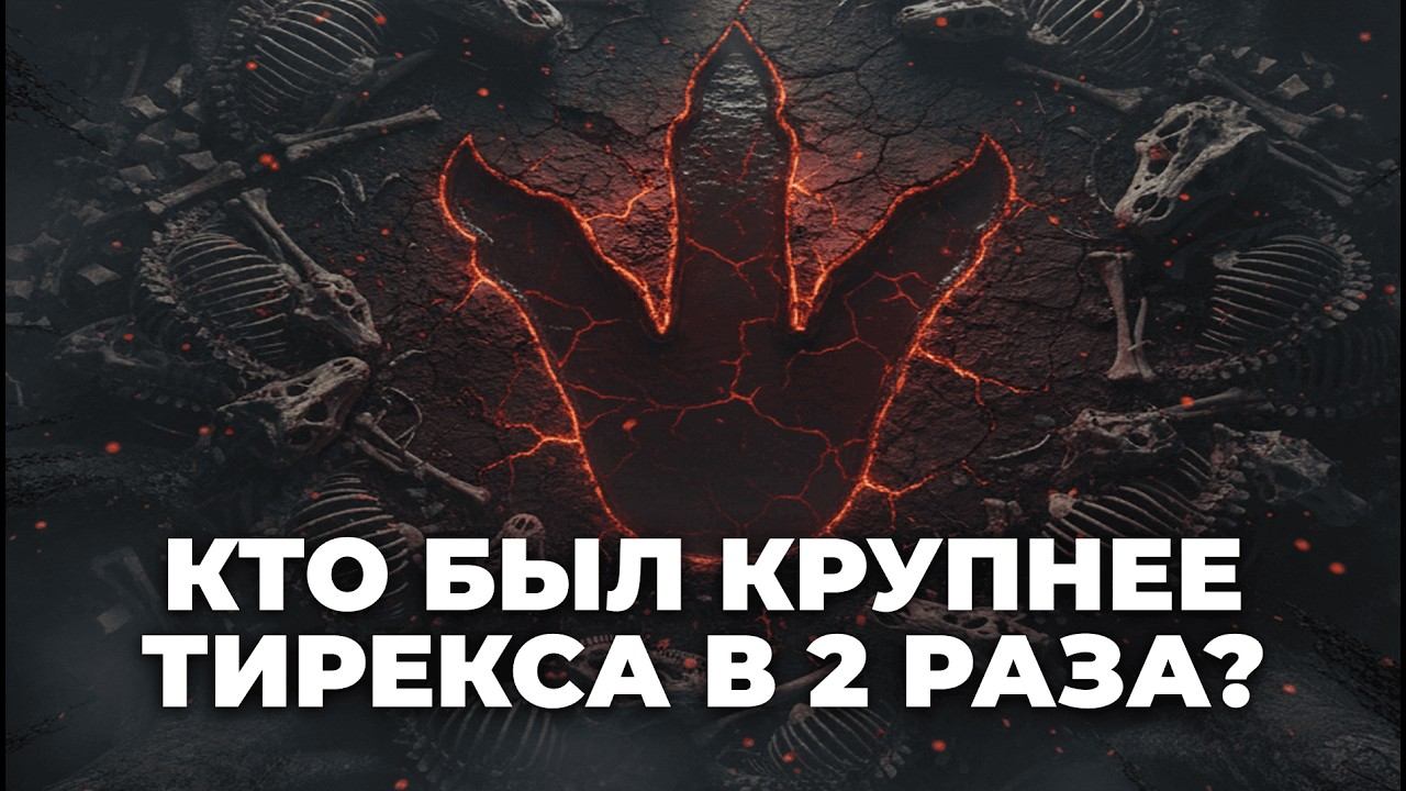 Кто был Крупнее Ти-Рекса? Обзор 5 Гигантских Динозавров, о Которых Вы НЕ Знали
