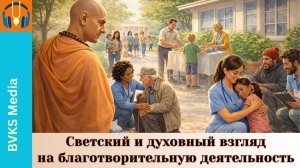 Светский и духовный взгляд на благотворительную деятельность — Бхакти Викаша Свами