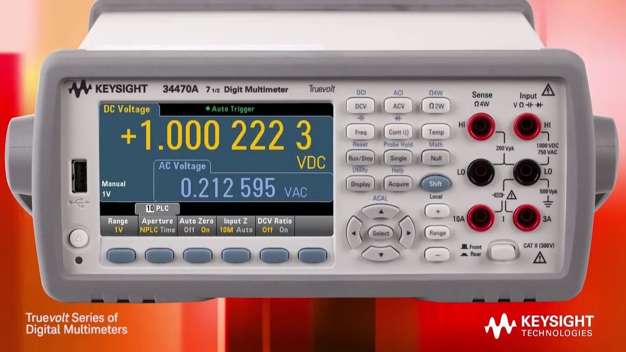 Truevolt Performance Series 6½ & 7½ Digit Digital Multimeters (34465A, 34470A)