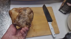 Домашняя варено-копченая грудинка. Самый удачный рецепт.