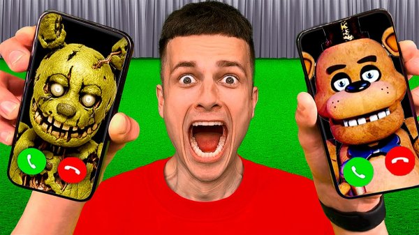 я звоню ВСЕМ АНИМАТРОНИКАМ в 3:00 ночи !