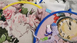 Короткий влог. #вышивка_крестом