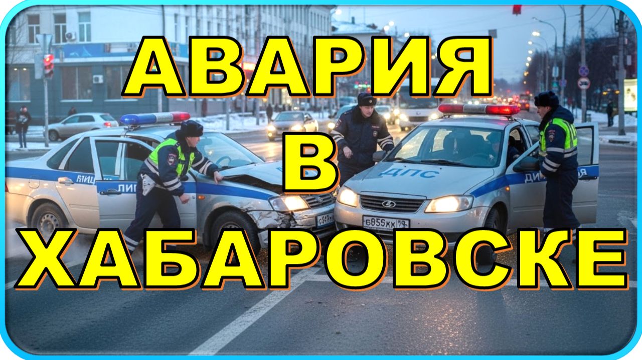 🚔 Странная авария ДПС в Хабаровске 🚔 смотреть онлайн