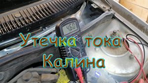 Утечка тока!  Калина