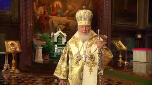 Рождественская служба в храме Христа Спасителя