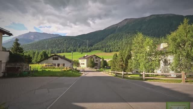 Швейцарские дороги, Лучшие деревни Швейцарии, Спокойная поездка по природе, 4K смотреть онлайн