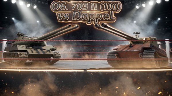 Об. 703 II (100) vs Doppel - Кто лучше из коробок? #whinemachine #worldoftanks #миртанков #танки