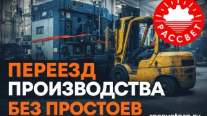 Переезд производства без остановки