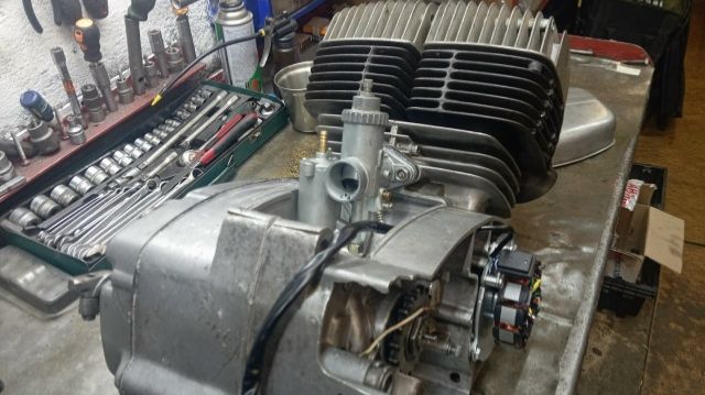 Пуск двигателя Чезет после ремонта (Jawa Cezet) Будни в мастерской