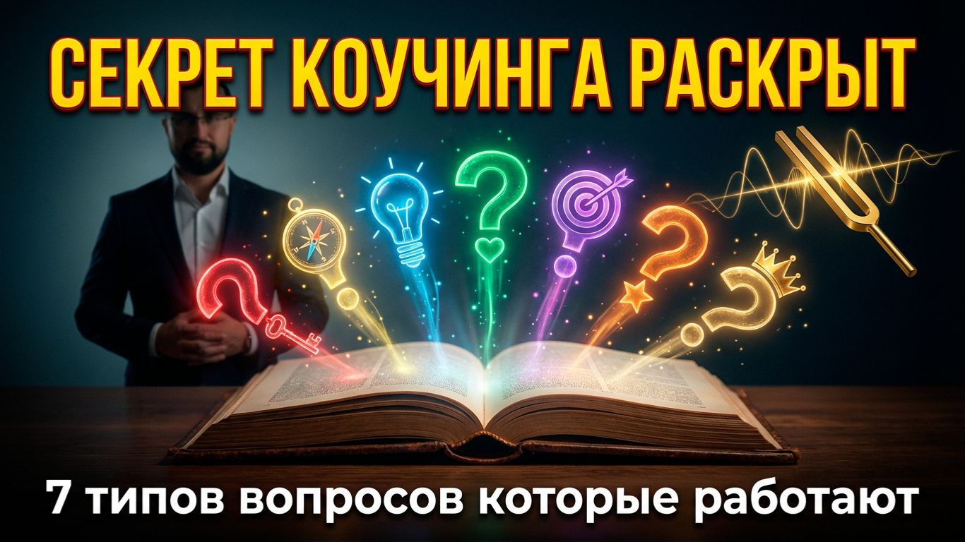 1001 вопрос коучинга: примеры, реальные диалоги, коучинговые техники для навыка сильных вопросов!