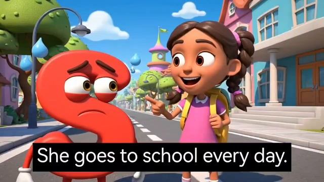 She Goes To School Every Day.