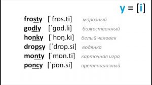 Английский язык 10 Чтение двусложных слов (правила чтения)