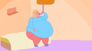 История из жизни анимация СИЛЬНО ПОТОЛСТЕЛА фидеризм.