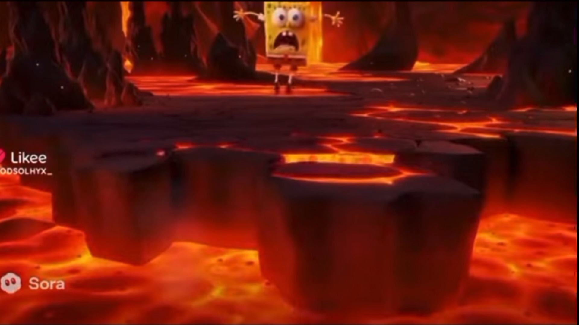 Губка боб но это Sora Ai