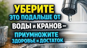 Что нельзя держать у раковины и кранов, если вы всерьёз хотите привлечь деньги и здоровье