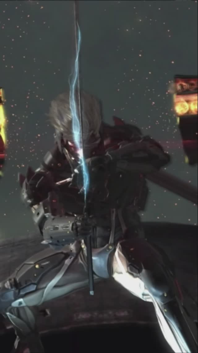 METAL GEAR RISING: REVENGEANCE Райден разрезает дрон пополам смотреть онлайн